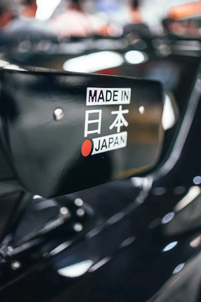 Close-up of a Part of a Car